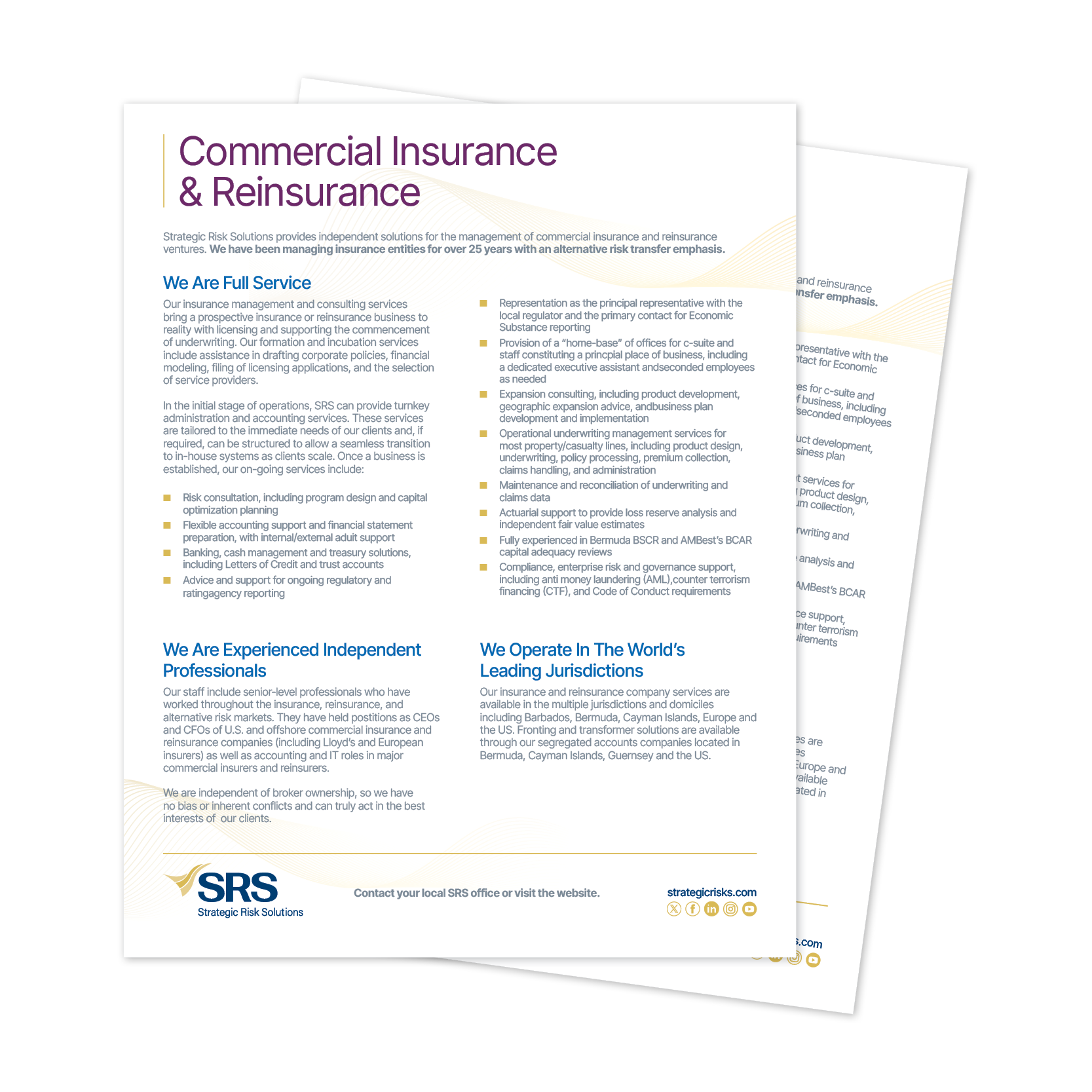 SRS-Commercial Reinsurance Download Graphic